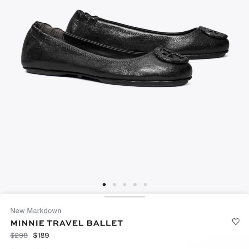 Tory Burch Minnie Travel Ballet Flats
